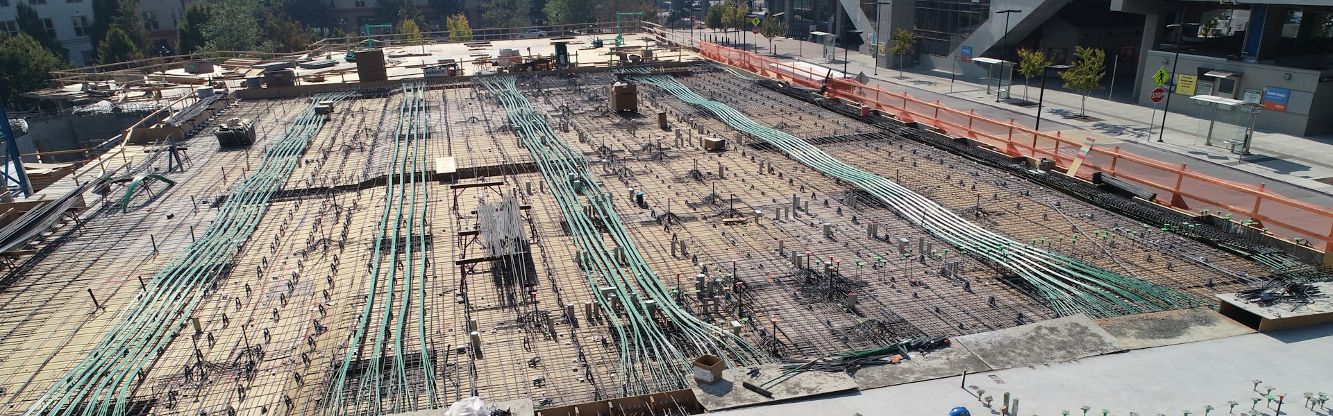 Şantiyede inşaat ekibi