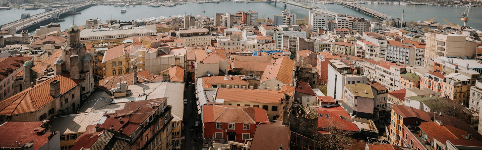 İstanbul Boğazı havadan görünüm